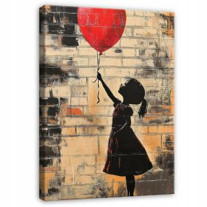 Obraz Do Salonu Sypialni Na Płótnie Abstrakcja Banksy Dziewczynka 120X80 576252 Obraz Do Salonu Sypialni Na Płótnie Abstrakcja Banksy Dziewczynka 120X80 576252