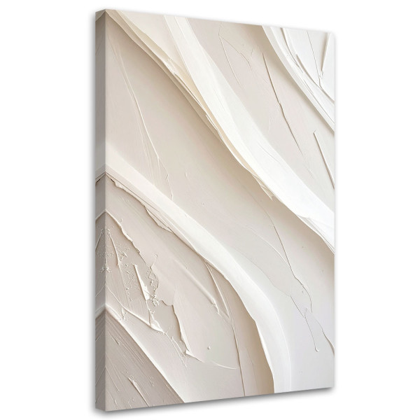 Obraz do salonu sypialni, Tekstura 3D Beżowa 60x90 882815