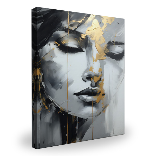 Obraz Do Salonu Twarz KOBIECA Abstrakcja 140x180cm 108068