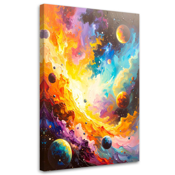 Obraz do salonu, Wszechświat Kosmos Planety 30x45 888570