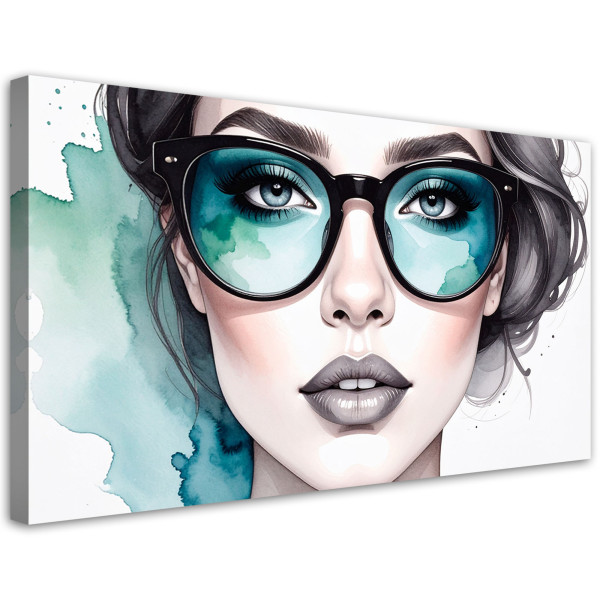 Obraz do sypialni salonu biura, Glamour Kobieta 120x60 776473