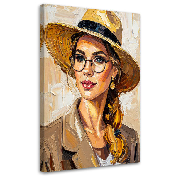 Obraz do sypialni salonu, Portret Kobiata 70x100 781245
