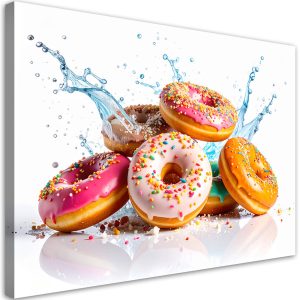 Obraz Donuty Pączki Ciasteczka do kuchni jadalni baru 60×40 778977 Obraz Donuty Pączki Ciasteczka do kuchni jadalni baru 60×40 778977