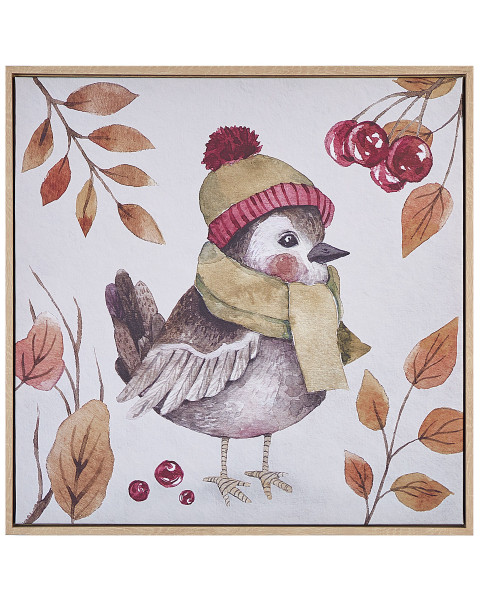 Obraz druk płótno ptak 63x63 cm wielokolorowy 169210