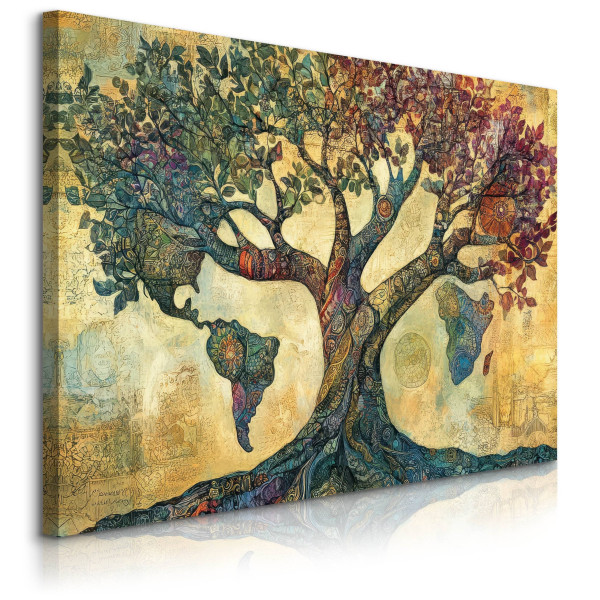 Obraz Drzewo Życia W Stylu Orientalnym 30x20cm 648141