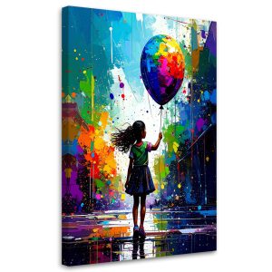 Obraz, Dziewczynka z Balonem Graffiti Street Art 30×45 891419 Obraz, Dziewczynka z Balonem Graffiti Street Art 30×45 891419