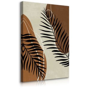 Obraz Egzotyczne Liście Palmy Boho 30x40cm 341316 Obraz Egzotyczne Liście Palmy Boho 30x40cm 341316