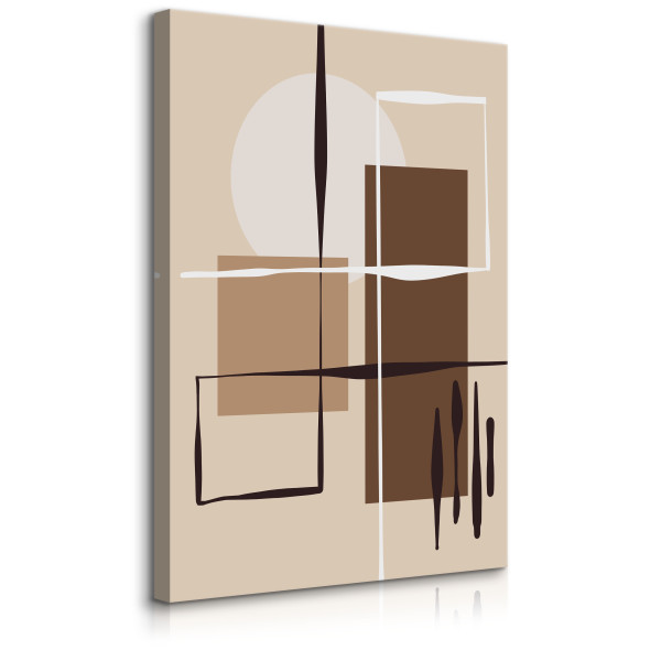 Obraz Figury Geometryczne W Stylu Boho 80x120cm 337752