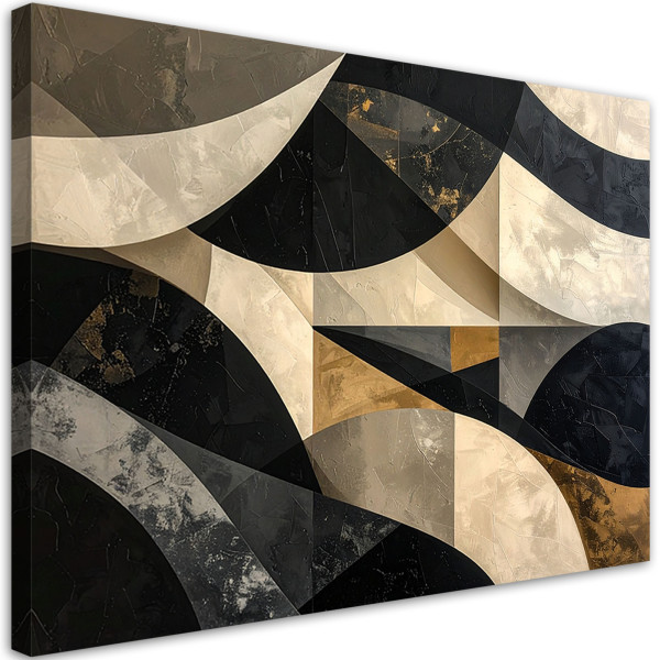 Obraz glamour do wnętrz loftowych, Nowoczesna abstrakcja 90x60 884352