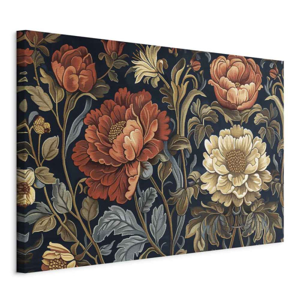 Obraz Gobelinowe kwiaty 120 x 80 cm 748574
