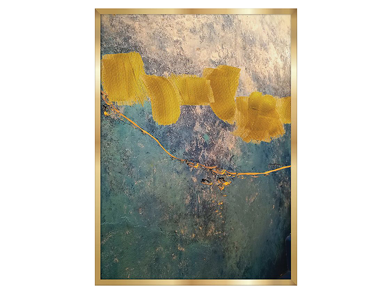 Obraz Gold Cyan 3 50x70 cm 27560
