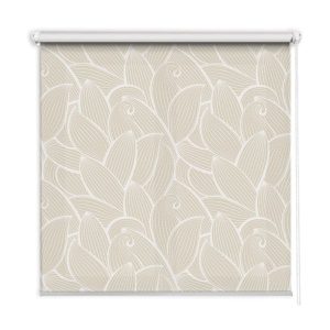 Roleta wewnętrzna – 140×140 cm -Liście Beżowe 467011 Roleta wewnętrzna – 140×140 cm -Liście Beżowe 467011