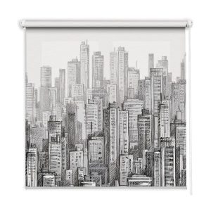 Roleta wewnętrzna – 140×240 cm -Miasto Szkic 467756 Roleta wewnętrzna – 140×240 cm -Miasto Szkic 467756