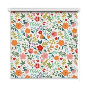 Roleta wewnętrzna – 150×140 cm -Malowane Kwiaty 467365 Roleta wewnętrzna – 150×140 cm -Malowane Kwiaty 467365