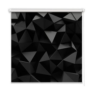Roleta wewnętrzna – 150×240 cm -Czarne Origami 467629 Roleta wewnętrzna – 150×240 cm -Czarne Origami 467629