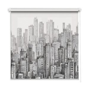 Roleta wewnętrzna – 60×180 cm -Miasto Szkic 467447 Roleta wewnętrzna – 60×180 cm -Miasto Szkic 467447
