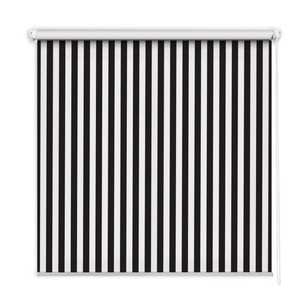 Roleta wewnętrzna - 70x180 cm -Czarno Białe Paski 468511