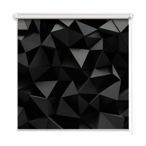Roleta wewnętrzna – 80×140 cm -Czarne Origami 467376 Roleta wewnętrzna – 80×140 cm -Czarne Origami 467376