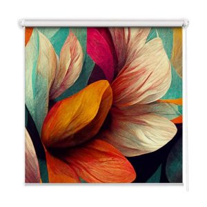 Roleta wewnętrzna – 80×140 cm -Kwiaty W Abstrakcji 467202 Roleta wewnętrzna – 80×140 cm -Kwiaty W Abstrakcji 467202