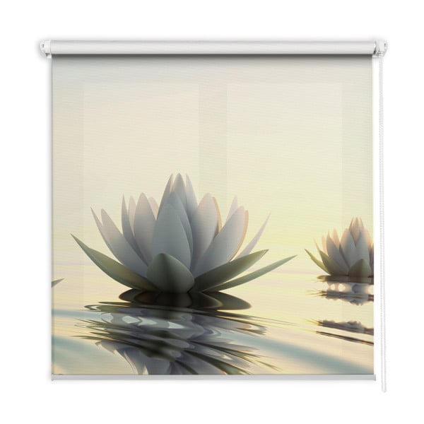 Roleta wewnętrzna - 80x240 cm -Lilie Wodne 468168