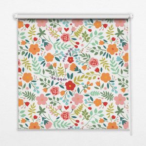 Roleta zaciemniająca wewnętrzna – 120×180 cm – Kwiaty 467969 Roleta zaciemniająca wewnętrzna – 120×180 cm – Kwiaty 467969