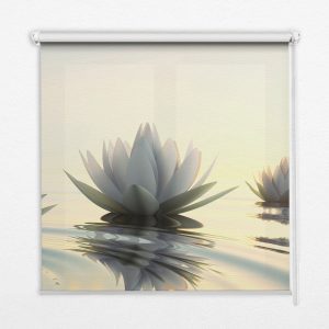 Roleta zaciemniająca wewnętrzna – 150×240 cm – Lilie Wodne 467149 Roleta zaciemniająca wewnętrzna – 150×240 cm – Lilie Wodne 467149