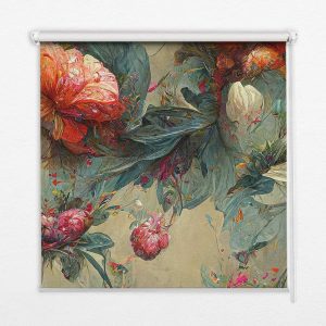 Roleta zaciemniająca wewnętrzna – 80×180 cm – Łąka 468192