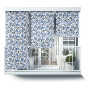 Roleta zewnętrzna – 120×180 cm -Kwiaty i motyle 466617 Roleta zewnętrzna – 120×180 cm -Kwiaty i motyle 466617