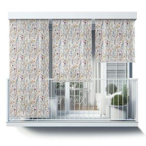 Roleta zewnętrzna – 50×180 cm -Kolorowa kwiatowa łąka 466886 Roleta zewnętrzna – 50×180 cm -Kolorowa kwiatowa łąka 466886