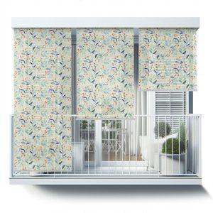 Roleta zewnętrzna – 50×290 cm -Liście i czerwone jagody 471010 Roleta zewnętrzna – 50×290 cm -Liście i czerwone jagody 471010