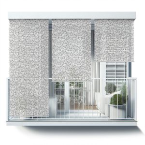 Roleta zewnętrzna – 60×180 cm -Psy rysowane czarno-białe 466700 Roleta zewnętrzna – 60×180 cm -Psy rysowane czarno-białe 466700