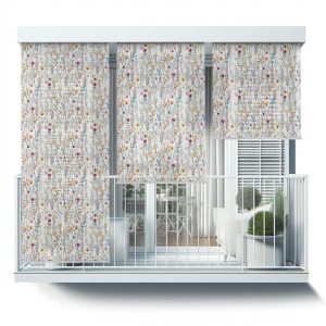 Roleta zewnętrzna – 60×290 cm -Kolorowa kwiatowa łąka 466835 Roleta zewnętrzna – 60×290 cm -Kolorowa kwiatowa łąka 466835