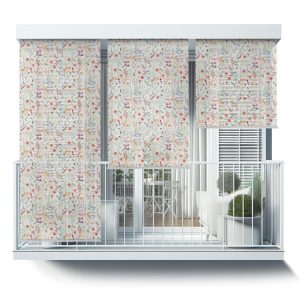 Roleta zewnętrzna – 80×290 cm -Kolorowa polna łąka 466789