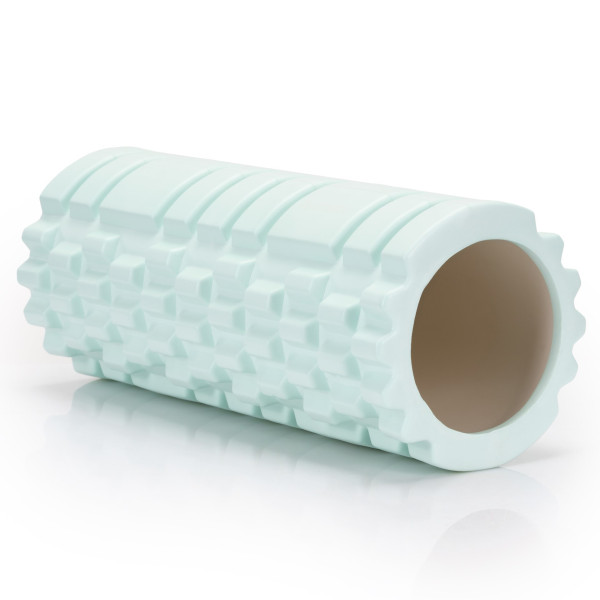 Roller fitness do masażu ciała ACTIGET średnio twardy, wałek z wypustkami 870666