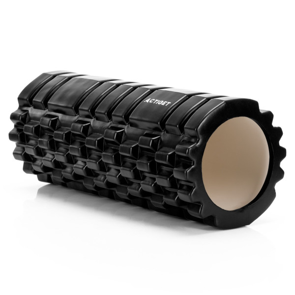 Roller fitness do masażu ciała, ACTIGET wałek z wypustkami, średnio twardy 874038