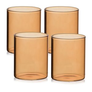 ROMANE Komplet 4 szklanek 280ml borokrzemowe 7x7xh9cm 799393 ROMANE Komplet 4 szklanek 280ml borokrzemowe 7x7xh9cm 799393
