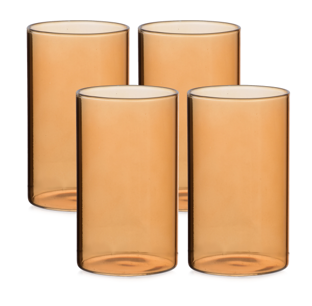 ROMANE Komplet 4 szklanek 380ml borokrzemowe 7x7xh12cm 799394