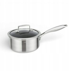 Rondel stalowy MASTERPAN 18 cm z pokrywką Stal nierdzewna Indukcja 926256 Rondel stalowy MASTERPAN 18 cm z pokrywką Stal nierdzewna Indukcja 926256