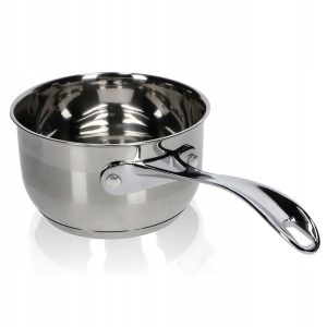 Rondelek Stalowy Garnek z Rączką 15 cm 1,2 L 110698 Rondelek Stalowy Garnek z Rączką 15 cm 1,2 L 110698