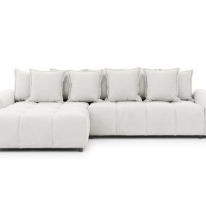 Ropez Albane narożnik L bez funkcji lewy tkanina Aragon 01 biały 957438 Ropez Albane narożnik L bez funkcji lewy tkanina Aragon 01 biały 957438