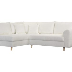 Ropez Ariella narożnik lewostronny pikowany plusz krem 160419 Ropez Ariella narożnik lewostronny pikowany plusz krem 160419