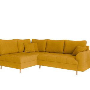Ropez Ariella narożnik lewy pikowany mikrofibra żółty 304622 Ropez Ariella narożnik lewy pikowany mikrofibra żółty 304622