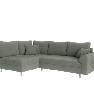 Ropez Ariella narożnik lewy pikowany plusz ciemna mięta 304659 Ropez Ariella narożnik lewy pikowany plusz ciemna mięta 304659