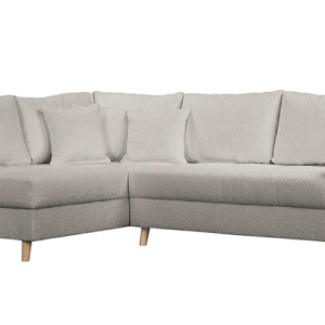Ropez Ariella narożnik lewy pikowany plusz szary 304633 Ropez Ariella narożnik lewy pikowany plusz szary 304633