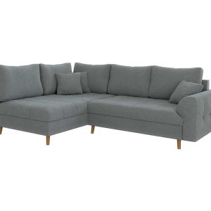 Ropez Ariella narożnik lewy wysokie nóżki boucle szary 304621 Ropez Ariella narożnik lewy wysokie nóżki boucle szary 304621