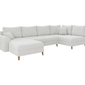 Ropez Ariella narożnik U lewy wysokie nóżki boucle biały 304592 Ropez Ariella narożnik U lewy wysokie nóżki boucle biały 304592