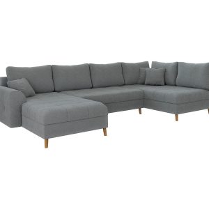 Ropez Ariella narożnik U lewy wysokie nóżki boucle szary 304594 Ropez Ariella narożnik U lewy wysokie nóżki boucle szary 304594