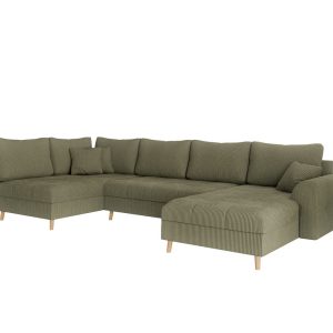 Ropez Ariella narożnik U prawy pikowany sztruks khaki 304578