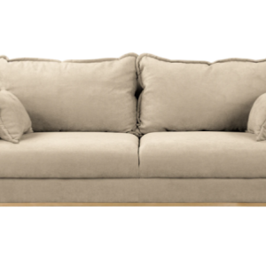 Ropez Beata sofa 3 osobowa wysokie nóżki mikrofibra beż 159038