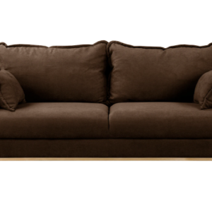 Ropez Beata sofa 3 osobowa wysokie nóżki mikrofibra brąz 159055 Ropez Beata sofa 3 osobowa wysokie nóżki mikrofibra brąz 159055